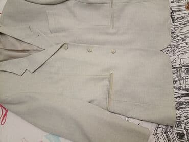 cins pencekler 2022: Klassik kişi pencəyi - Rəng: açıq bej/şampan - Kəsim: iki parça — 2