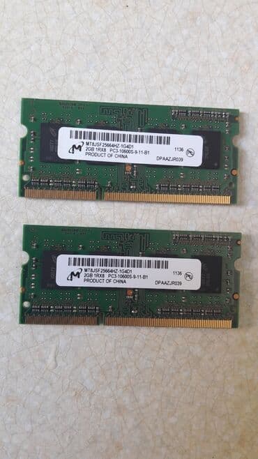 2gb ddr3 notebook ram: Operativ yaddaş (RAM) 2 GB, 1600 Mhz, DDR3, Noutbuk üçün, İşlənmiş — 1
