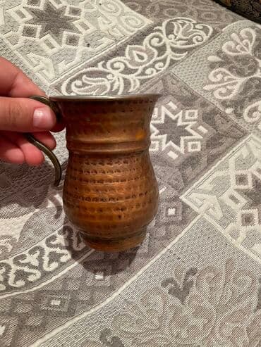 eşşək sudu satılır: Fincanlar, rəng - Bej, 1 əd — 1