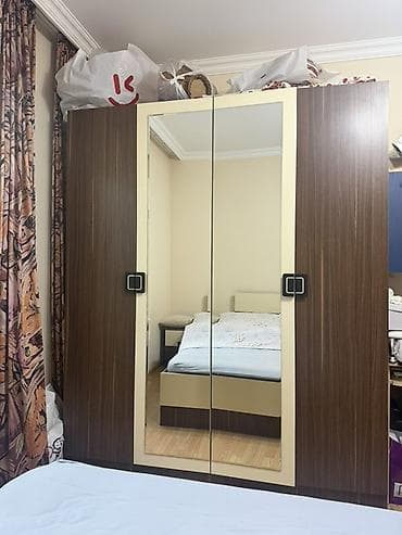 qapi dekoru: İkinəfərlik çarpayı, 2 tumba, Dolab, İşlənmiş — 4