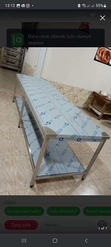 Оборудование для мойки: Nerjaveyka Masalarin ve Restoran Avadanliqlarin Hazirlanmasi, Her — 3