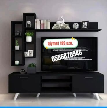 ders masaları: Yeni, Düz TV altlığı, Polkalı, Laminat, Azərbaycan — 1