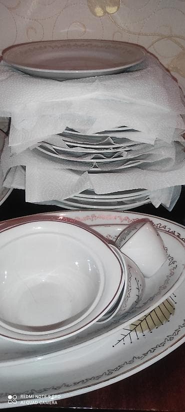 qab qacaq ecemi instagram: Nahar dəsti, rəng - Ağ, Farfor — 9