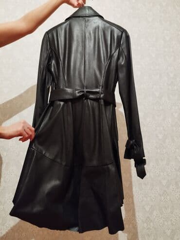 женский плащ новая: Плащ, Bebe, S, цвет - Черный — 5