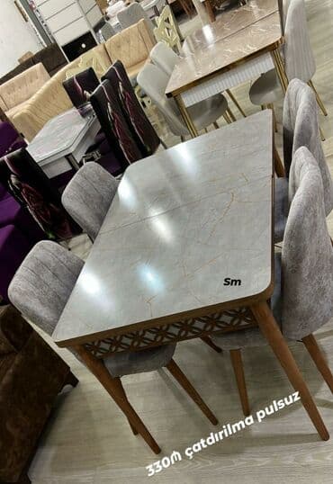 sulutepe kiraye heyet evleri 2022: 🇹🇷Türk istehsalı Möhtəşəm ✨✨ Kuxna üçün stol stul dəsti 4 stul 1 — 1