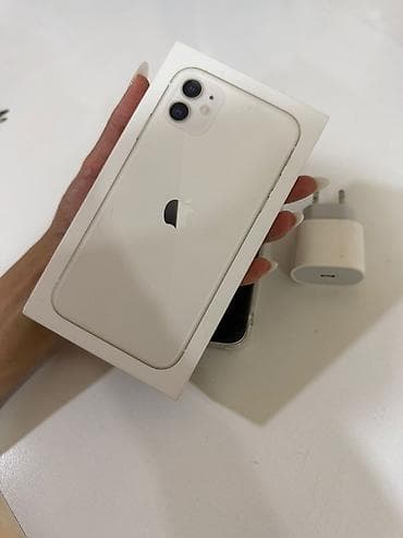 ipad 6 plus: IPhone 11, 64 GB, Ağ, Face ID — 2