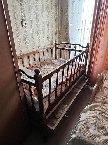 bag setkasi: Oğlan və qız üçün, Dördbucaq, Beşik, Dəstsiz, Matras ilə, Yellənmə mexanizmsiz — 1