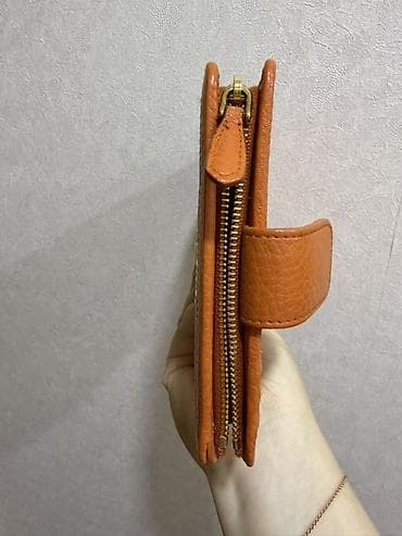 Portmone, pulqabıları: Prada Milano qadın pulqabısı ORIGINAL - Material: toxumalı təbii dəri — 3