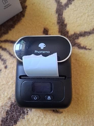 termal printer: Phomemo portativ termo printer - Kompakt və yüngül dizayn – etiketi — 1
