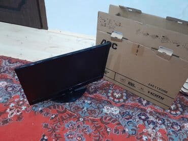 kompyuter cantası: HP LCD monitor - Ekran diaqonalı: təxminən 24" - Qutuda AOC 24E11XHM — 2