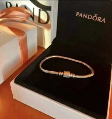 pandora üzük qiymetleri: Məhsul: Pandora orijinal qolbaq - Model: Klipsli klassik charm — 4