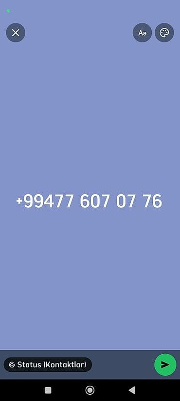 airpods aliram: Xüsusi mobil nömrə – 077 607 07 76 Alan Şəxsin adına keçiriləcək. - — 1