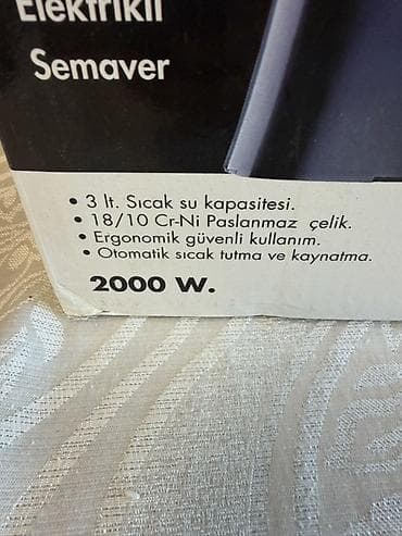 samovar cay: Yeni Elektrik Samovar, 3 l — 3