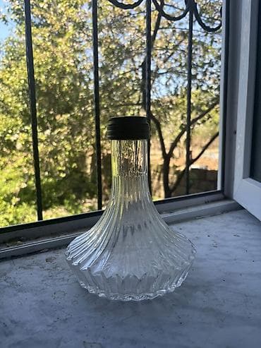 Nərgil dəsti – şüşə qəlibli kolba və klassik gil tabaqla Məhsulun