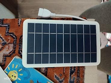 kamera güneş paneli: Kompakt günəş paneli USB çıxışlı - Daşına bilən, yastı formalı günəş — 1