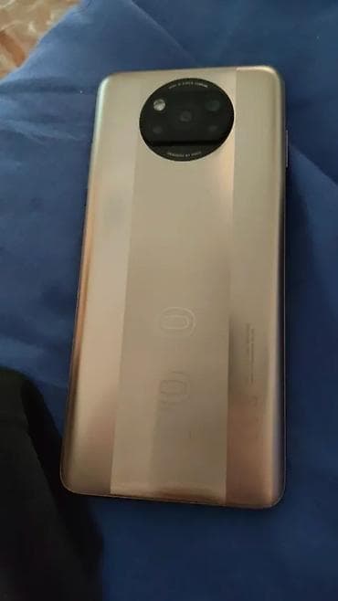 Бытовая техника: Poco X3 Pro, 128 ГБ, цвет - Золотой, Отпечаток пальца — 3