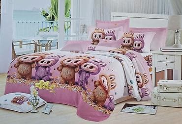 mətbəx dəstləri: Yataq dəsti pastel çift kisilik - Parça: yumşaq, nəfəsalan toxuma; — 5