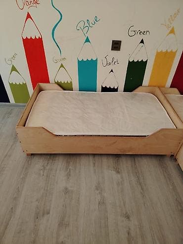 usaq yataqlari: Oğlan və qız üçün, Çarpayı, Bazasız, Matras ilə, Siyirməsiz — 4