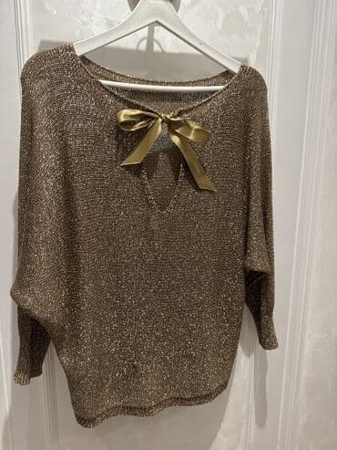 Baş geyimləri: Sviter, L, rəng - Qızılı — 3