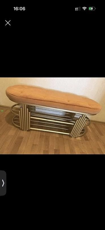Садовая, уличная мебель: Art-deko üslubunda oturacaq/skamyə - Ölçü: təxmini 120×40×45 sm — 1