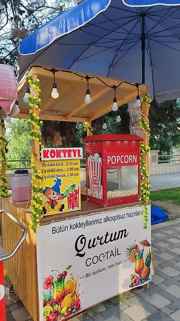 Qurtum Cocktail – küçə ticarət köşkü və avadanlıqları Məhsul/təklif — 2