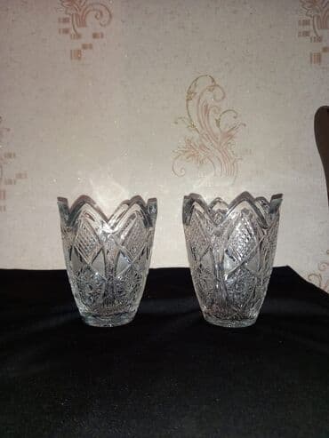 ваза: Набор ваз, Хрусталь — 2