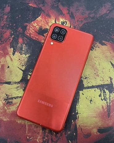 Samsung Galaxy A12, 64 GB, rəng - Qırmızı, İki sim kartlı