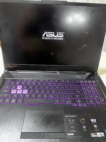 portable ssd: ASUS TUF Gaming F17 (Model: FX706HE-211.TM17) – oyun və ağır işlər — 6