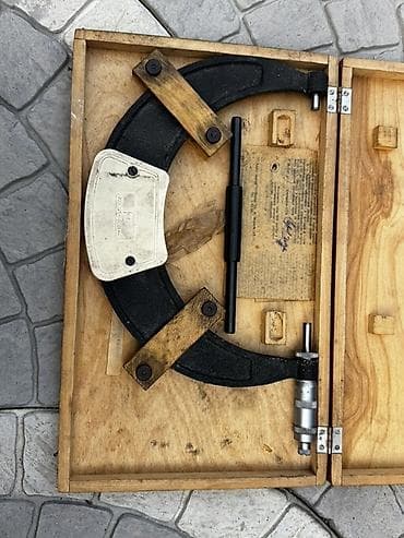 Karkaslı böyük mikrometr dəsti - Ölçü aləti: mexaniki mikrometr
