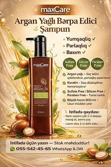 Bədənə qulluq: Saç şampunu, Quru və qırılan saçlar üçün, Yeni, Pulsuz çatdırılma, Ödənişli çatdırılma, Rayonlara çatdırılma — 2