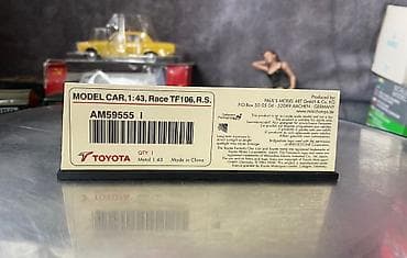 CD, DVD disklər və kassetlər: Коллекционная модель Panasonic Toyota Racing TF106 Showcar 2006 Pilot — 9