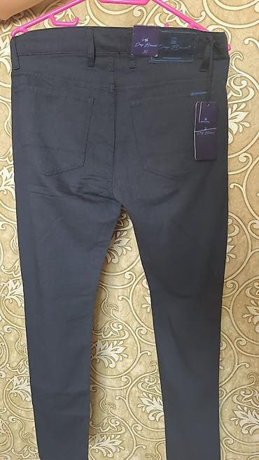 polo classic şalvar: Kişi şalvarı – Deep Brown markası - Model: klassik 5 ciblə, düymə və — 1