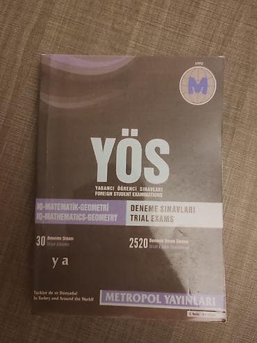 dərs kitabları: YÖS hazırlıq üçün dərs vəsaitləri toplusu. Bu kitablar ilə tələbələr — 9