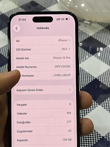IPhone 14 Pro, 128 ГБ, Jet Black, Face ID, Беспроводная зарядка, С документами — 3