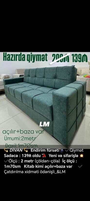 qupka: Divan, Yeni, Açılan, Bazalı, Parça, Ödənişli çatdırılma — 8
