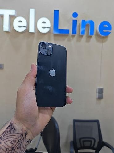 IPhone 13, 128 GB, Qara, Zəmanət, Simsiz şarj, Face ID