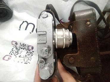 Zorkiy-2C 35 mm film fotoaparatı + orijinal dəri futlyar - Sovet