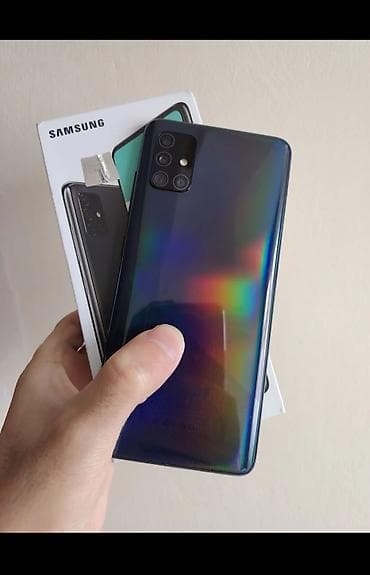 Audio: Samsung Galaxy A51, 64 GB, rəng - Göy, Barmaq izi, İki sim kartlı, Face ID — 3