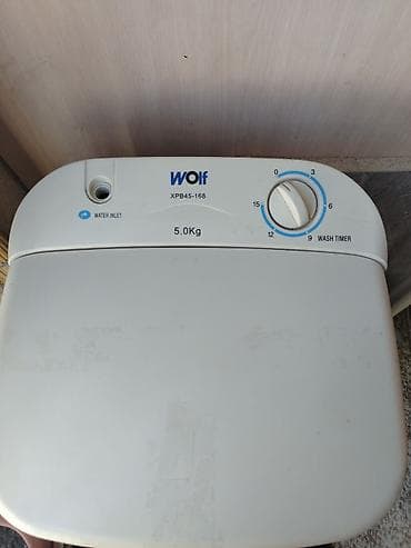 Paltaryuyan maşın Wolf, 5 kq, Yarımavtomat, Qurutmasız lalafo.az -da Paltaryuyan maşın Wolf, 5 kq, Yarımavtomat, Qurutmasız