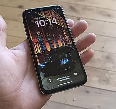 14 pro max gold: IPhone X, 64 GB, Göy, Face ID — 1
