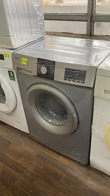 Vestel önyükləməli paltaryuyan maşın - Rəng: gümüş/boz korpus, ön