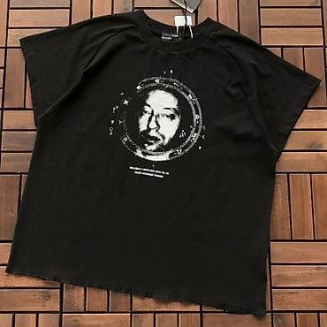 apple watch 5: Qara qrafikli T‑shirt - Rəng: qara - Ön tərəf: dairəvi kompozisiya — 1