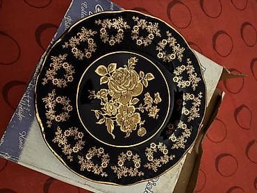 qaşıq dəst: Boşqablar, 6 ədədli dəst, Kobalt, Çexiya — 2