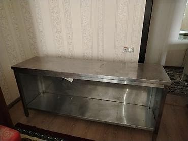 Paslanmayan poladdan iş masası (sənaye tipli) - Material: AISI tipli — 6