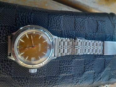 el fecr saat: İşlənmiş, Qol saatı, Vostok, rəng - Qəhvəyi — 1