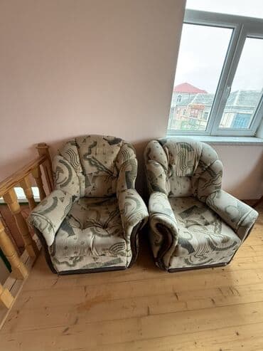 стулья мягкие для дома: Диван, Диван, Без подьемного механизма, Нераскладной — 3