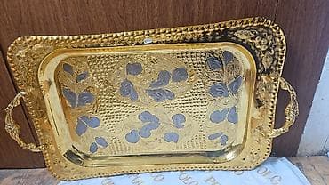 cilciraq modelleri 2019: Qızılı rəngli servis dəsti. elmler — 6