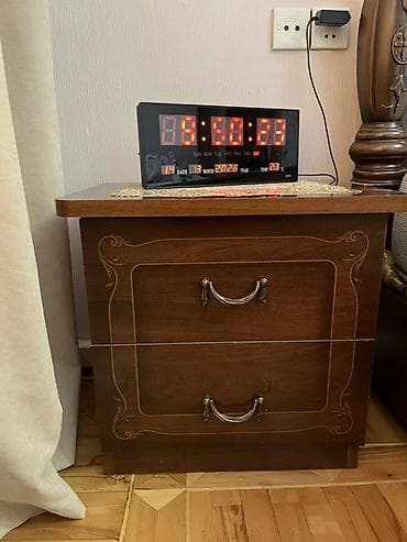 qoz bisiren: İkinəfərlik çarpayı, 2 tumba, Rumıniya, İşlənmiş — 3