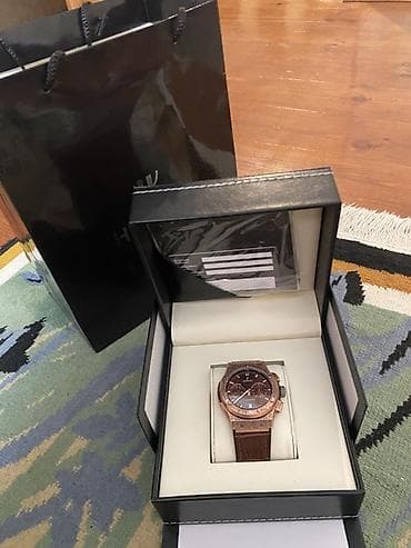 m neçə razmerdir: Real aliciya endirim olacaq. Hublot kişi qol saatı – avtomatik — 3