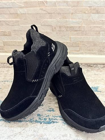 krosofka: Абсолютно новые мужские черные skechers oak canyon кросовки -ботинки — 1